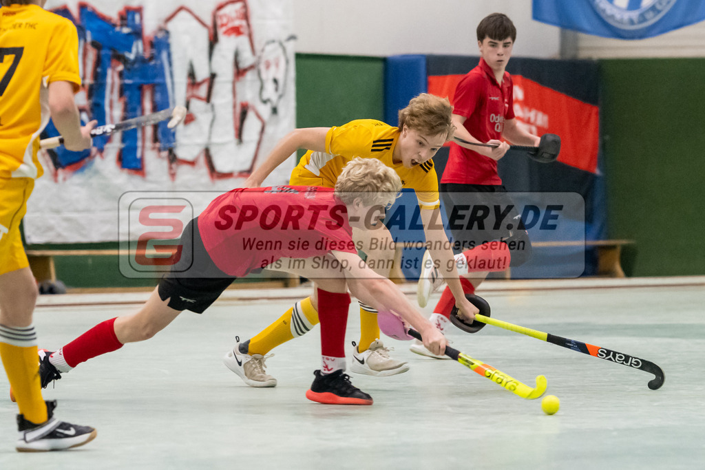 SFE_20230304_0017 | Deutsche Meisterschaft Männliche U16 Halle 2023 am 04.03.2023 in Köln (KTHC Stadion Rot-Weiss Köln Tennis and Hockey Club), Photo: Stephan Fehrmann 2022 (Sports-Gallery)