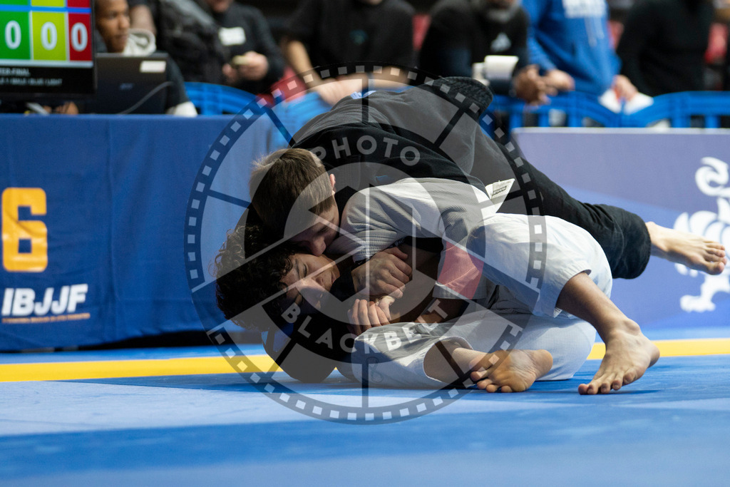 20240119PBB2138 | Fighters compete during the IBJJF European Championship in Paris, France, on January 19, 2024.
