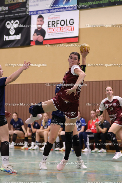 Handball I Juniorinnen I Saison 2026-2027 I Oberliga Schleswig-Holstein I 3. Spieltag I HSG Kalkberg 06 - TSV Bargteheide 087 | Amelie Christine Schwartzkopff (63, TSV Bargteheide) - Realisiert mit Pictrs.com