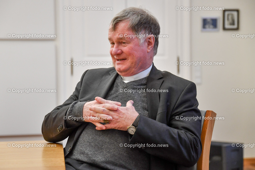 Manfred Scheuer (Bischof der Dioezese Linz)_ 20.12.2022-24 | 20.12.2022, Bischofshof Linz, AUT, Manfred Scheuer (Bischof der Dioezese Linz), im Bild Manfred Scheuer (14. Bischof der Dioezese Linz, Dioezesanbischof der Katholischen Kirche in Oberoesterreich)