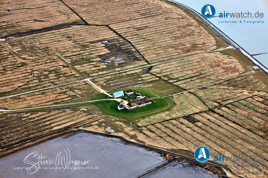 "Die Hallig Krog: Ein Refugium für Naturfreunde und Wassersportler" | Nordsee, Hamburger Hallig, Luftbild, Luftaufnahme, aerophoto, Luftbildfotografie, Luftbilder • max. 6240 x 4160 pix  - Hamburger-Hallig-airwatch-wagner-240A1576(1).jpg