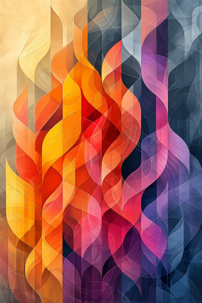 2406007 - Flamme | Eine abstrakte Illustration eines Feuers.