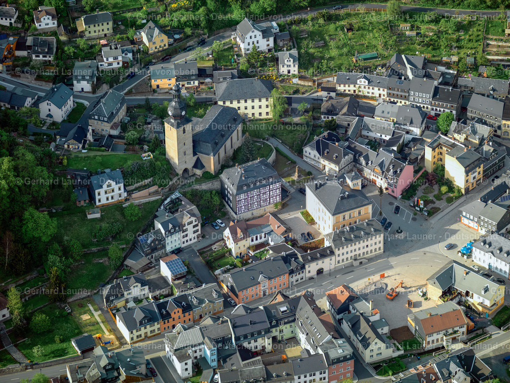 3201790 | Gräfenthal,  Rathaus und Stadtkirche St.Marien