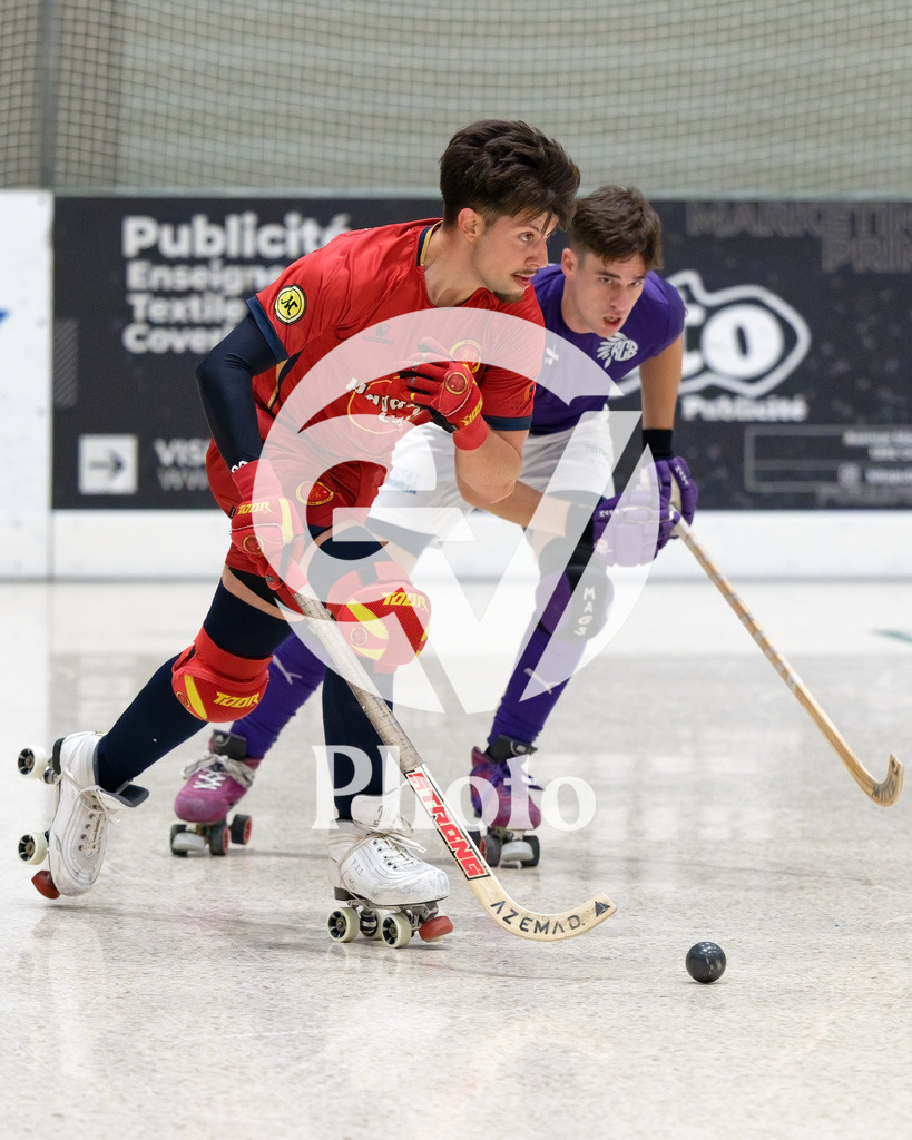 LNA - Geneve RHC v RC Biasca |  during the LNA match between Geneve RHC and RC Biasca at Centre Sportif Queue D'Arve in Geneve, Switzerland