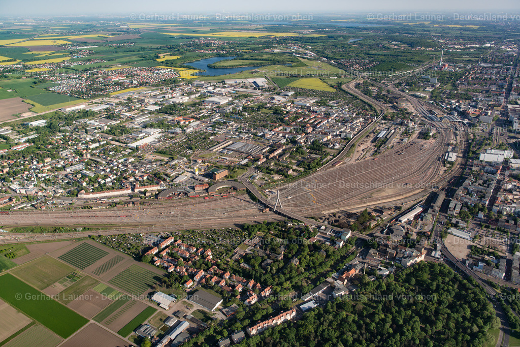 3802940 | Hauptbahnhof, Rangierbahnhof und Gleisanlagen, Halle-Saale