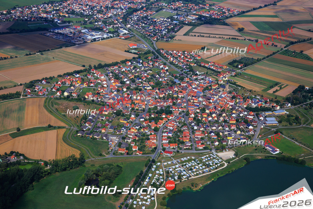 Die Luftaufnahme Ebing -  wurde vom UL-Flugzeug (keine Drohne) aus fotografiert.Hohe Druck- Auflösung-die Geschenkidee!