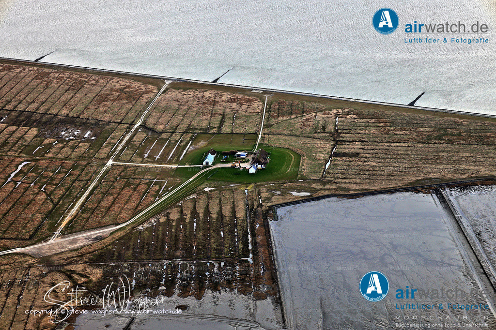 "Naturschutz und Erholung: Badestellen und Vogelparadiese auf der Hamburger Hallig" | Nordsee, Hamburger Hallig, Luftbild, Luftaufnahme, aerophoto, Luftbildfotografie, Luftbilder • max. 6240 x 4160 pix  - Hamburger-Hallig-airwatch-wagner-240A1570(1).jpg
