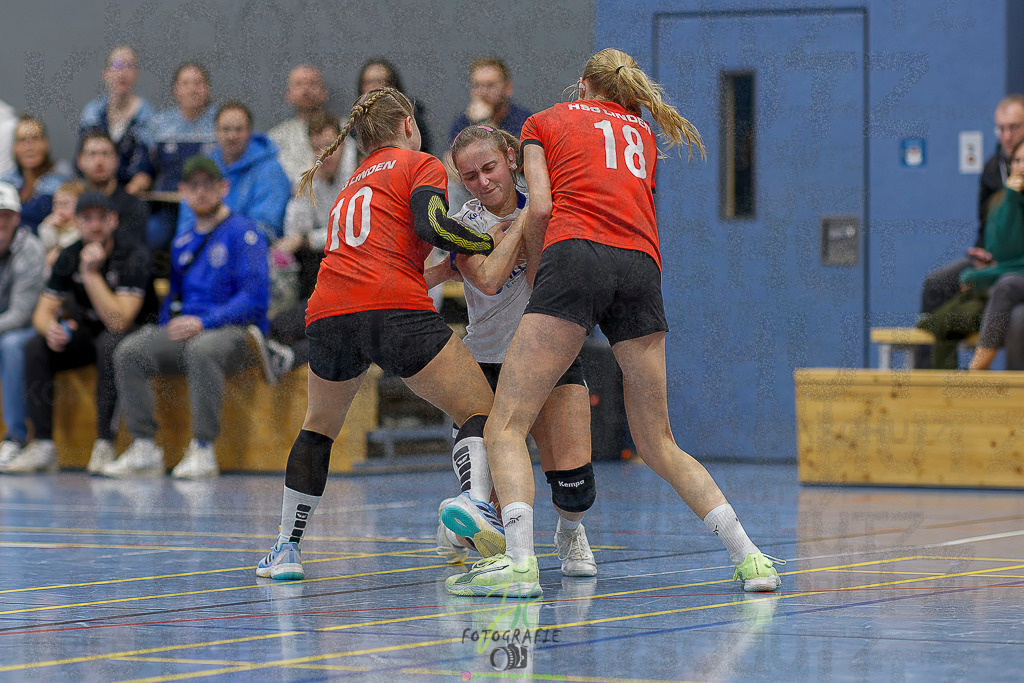 Frauen 2. Bezirksklasse; SG Rechtenbach - HSG Linden II | Frauen 2. Bezirksklasse; SG Rechtenbach - HSG Linden II am 16.11.2025 in Rechtenbach (Sporthalle Rechtenbach)Photo © 2025 - Jörg Heinrich - Realisiert mit Pictrs.com