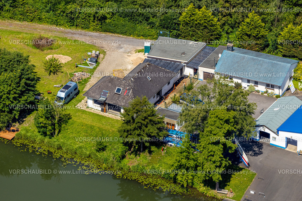 Hamm240706755 | Luftbild, Baustelle am Ruderclub und Gastronomie, Ruderverein Hamm von 1890 e.V., am Fluss Lippe Ufer, Stadtbezirk Heessen, Hamm, Ruhrgebiet, Nordrhein-Westfalen, Deutschland