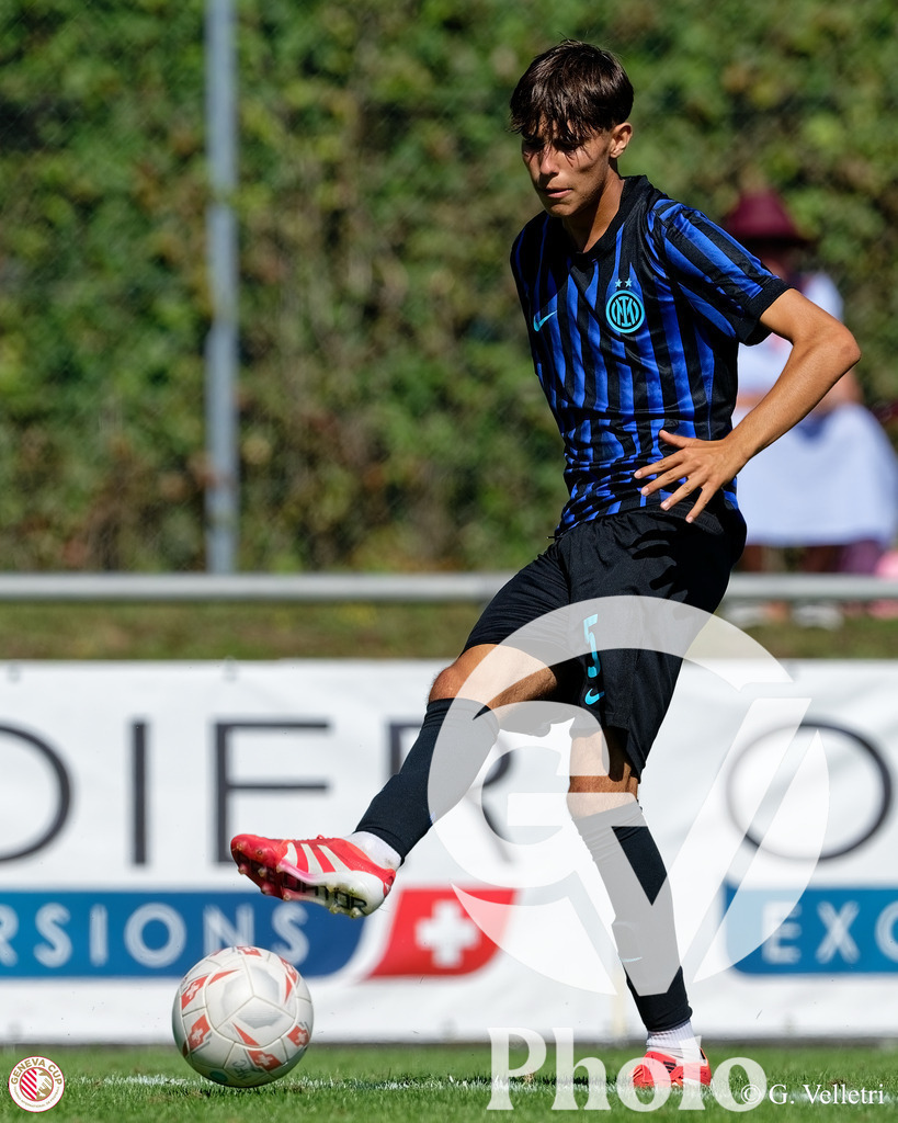 GenevaCup 3-4 - RC Deportivo v FC Inter Milan | during the GenevaCup 3-4 match between RC Deportivo and FC Inter Milan at Stade des Arberes in Meyrin, Switzerland