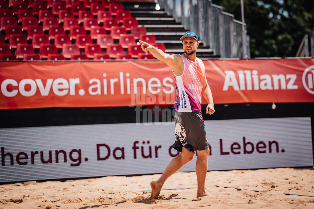 Beachvolleyball | Männer | Allianz German Beach Tour 2025 | Tourstop München | 10.07.2025 | Sebastian Burgis