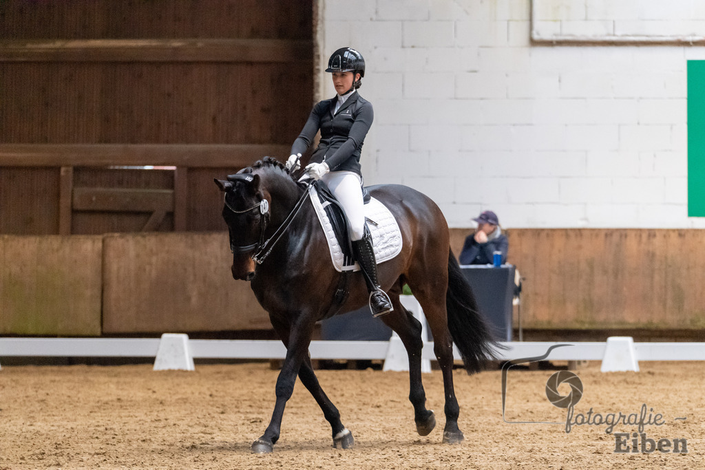 Dressurprüfung Kl.S* RC Helle | Lena Sophie Osterloh (RURV Rastede) mit dem Pferd Bourani R ;Dressurprüfung Kl.S* RC Helle am 15.04.2023 in Gristede (Reithalle RC Helle), Deutschland, Photo: Philip Eiben 2023 - Realisiert mit Pictrs.com