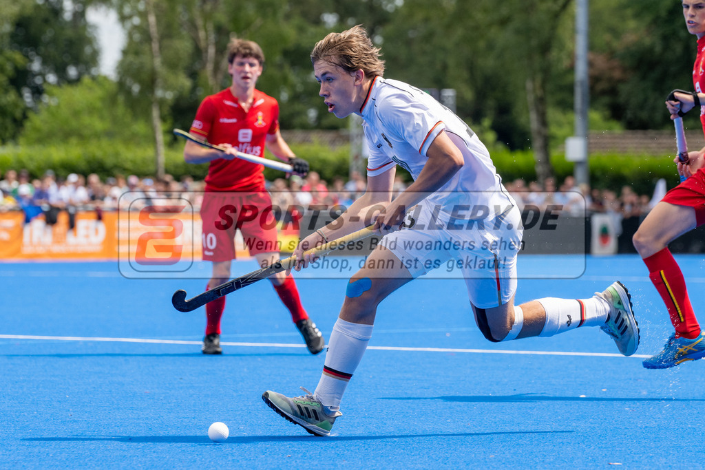 SFE_20230716_0350 | EuroHockey EM U18 Boys Final Belgium vs Germany am 16.07.2023 in Krefeld (Gerd-Wellen-Hockeyanlage), Photo: Stephan Fehrmann 2023 (Sports-Gallery)
