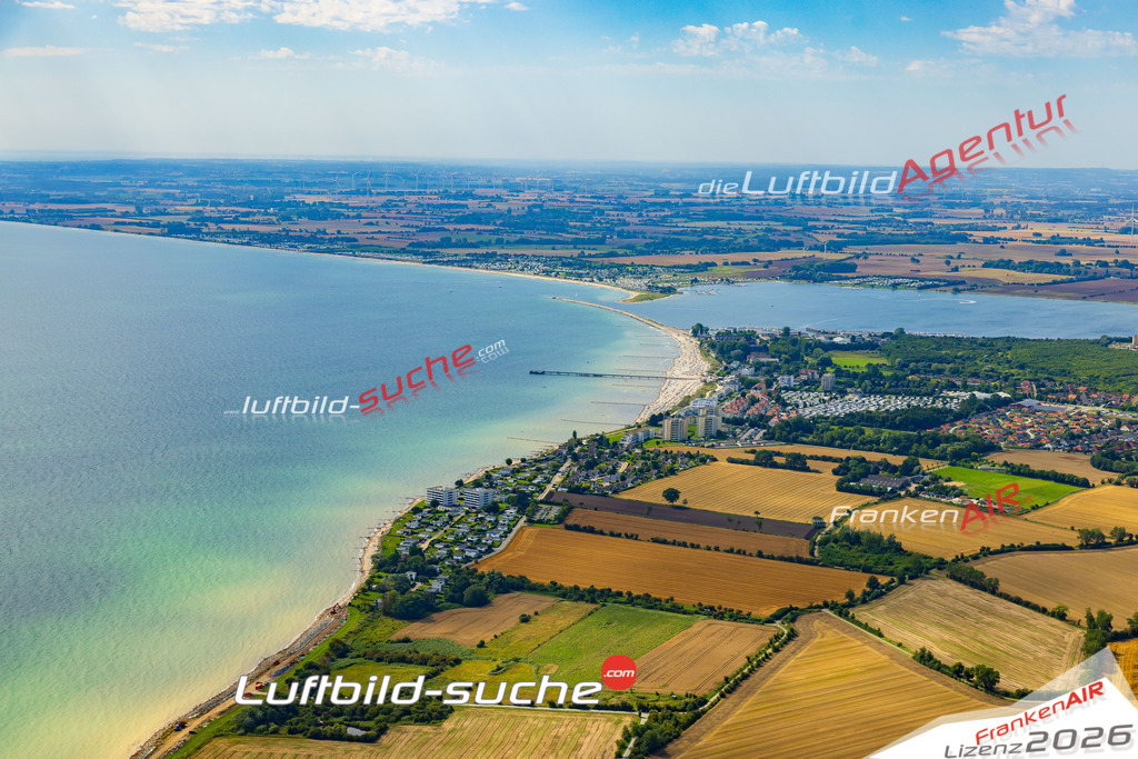Schöne Luftaufnahme als Geschenk in Großenbrode-Kai Ostsee Ufer Strand Großenbrode - Die Luftbildaufnahme wurde 2025 vom UL-Flugzeug heraus erstellt ( keine Drohne ) - Hochauflösende Luftaufnahme -Nicht vergleichbar mit Google Maps oder Satelittenbilder- Die Geschenkidee !Mit Lizenz und Bildrechte bestellbar