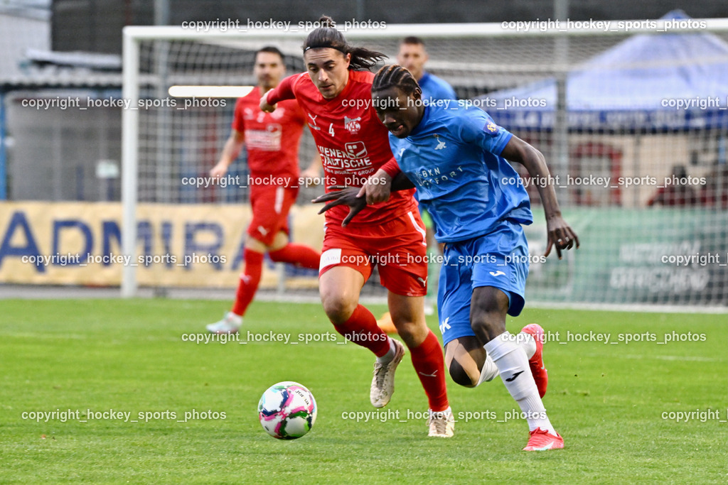 SAK vs. KAC 1909 | #8 Issa Diakite SAK, #4 Patrick Legner KAC, SAK vs. KAC 1909, SAK vs. KAC 1909 am 17.04.2025 in Klagenfurt (Sportpark Welzenegg), Austria, (Photo by Bernd Stefan)