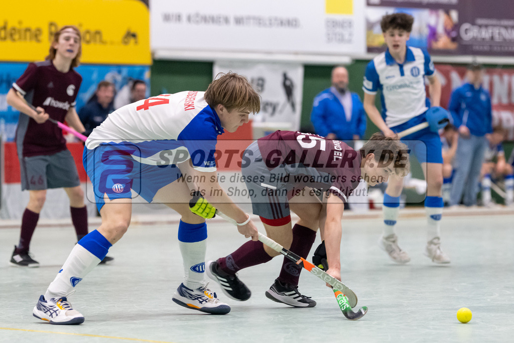 SFE_20230305_0032 | Deutsche Meisterschaft Männliche U16 Halle 2023 am 05.03.2023 in Köln (KTHC Stadion Rot-Weiss Köln Tennis and Hockey Club), Photo: Stephan Fehrmann 2022 (Sports-Gallery)