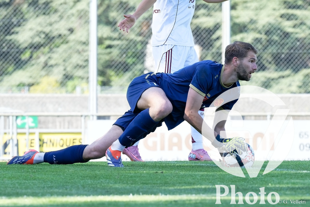 Lancy FC  v Servette FC M-21  - 1ere ligue Classic  | Geneva, Switzerland - April 25 : during the 1ere ligue Classic  match between Lancy FC  and Servette FC M-21  at Stade de Marignac on April 25 , 2026 in Geneva, Switzerland.