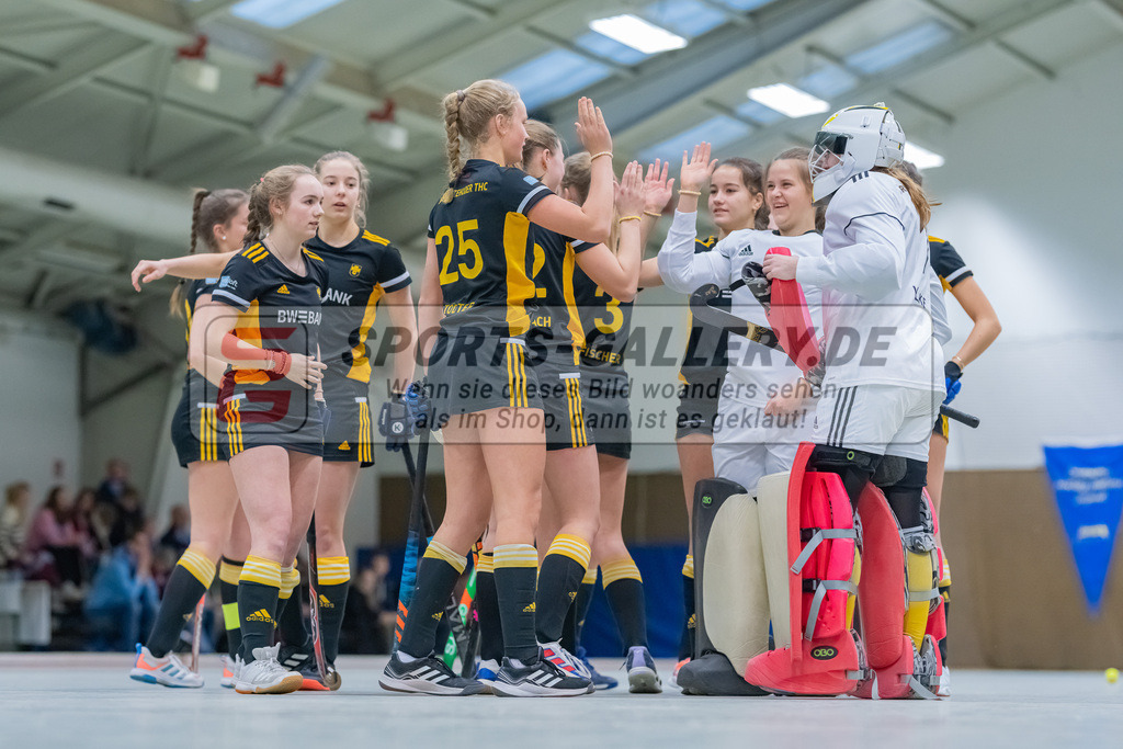 HK_20230226_104888 | Deutsche Meisterschaft WU16 Spiel 1. Halbfinale Havestehuder THC - UHC Hamburg am 26.2.2023 DSC 99, Düsseldorf ,
