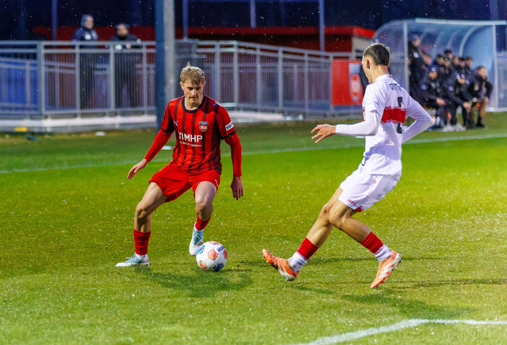 FCHVFB_260325_3-16 | 1.FC Heidenheim 1846 vs. VfB Stuttgart, Fußball, A-Junioren, Verbandspokal, 2025/2026, 25.03.2026 in Heidenheim, Rasenplatz, Walter-Birkhold-Jugendstadion(Foto: Michael Bulling) - Realisiert mit Pictrs.com