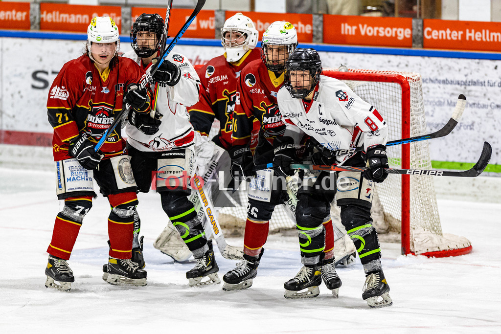 Bayernliga Eishockey Meisterrunde, TSV Peißenberg "Miners" gegen EHC Königsbrunn "Pinguines" am 17.2.23 in Peißenberg | Bayernliga Eishockey Meisterrunde, TSV Peißenberg "Miners" gegen EHC Königsbrunn "Pinguines" am 17.2.23 in Peißenberg