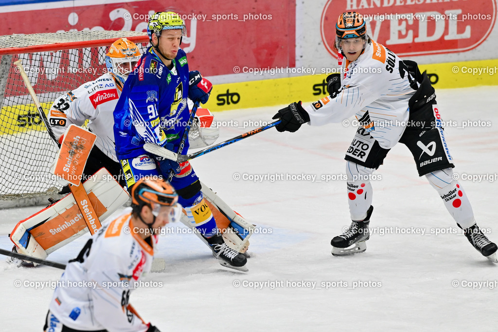 EC IDM Wärmepumpen VSV vs. Black Wings Linz 20.11.2022 | #23 Söllinger Patrick, #98 Tomazevic Blaz, #32 Tirronen Rasmus