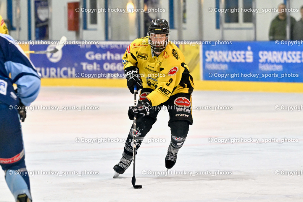 ESC Steindorf vs. EC Hornets Spittal 25.2.2024 | #9 Essmann Kevin EC Hornets Spittal, ESC Steindorf vs. EC Hornets Spittal 25.2.2024, ESC Steindorf vs. EC Hornets Spittal 25.2.2024 am 25.02.2024 in Steindorf (Ossiachersee Halle), Austria, (Photo by Bernd Stefan)