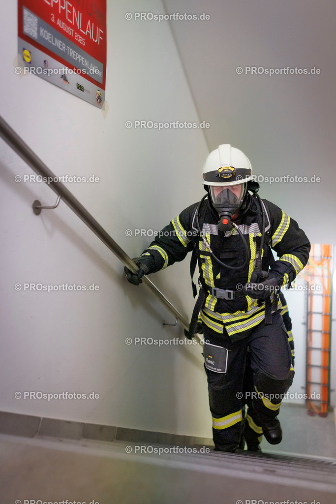 KölnTurm Treppenlauf; Köln, 03.08.2025 | Impressionen vom KölnTurm Treppenlauf am 03.08.2025 in Köln (Nordrhein-Westfalen). 