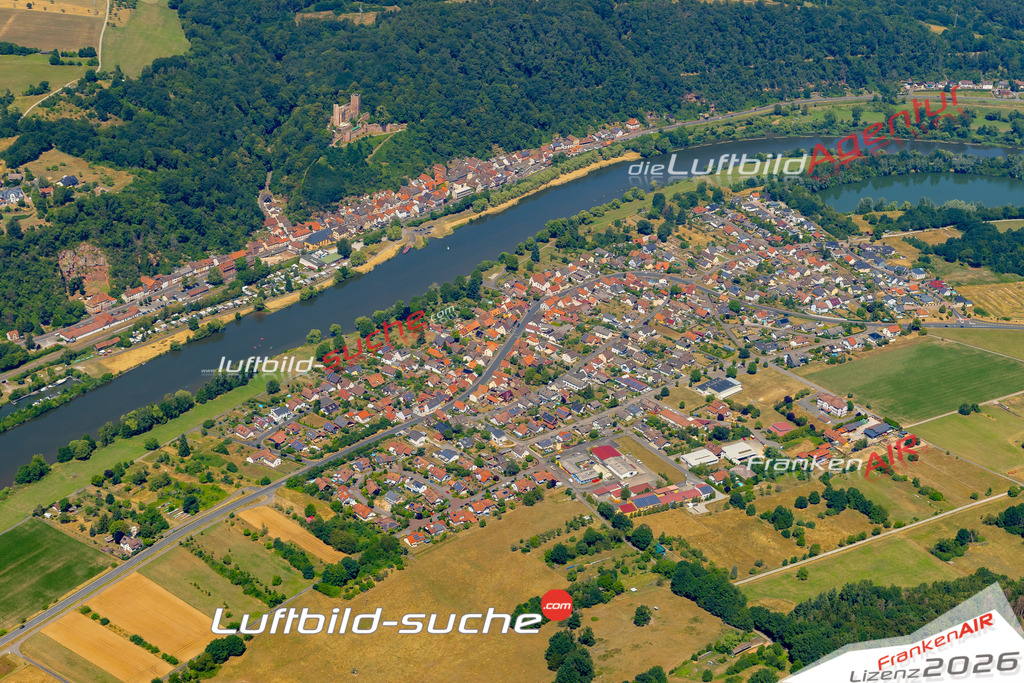 Das Luftbild zeigt : Mondfeld Wertheim - Die Luftaufnahme wurde 2023 vom UL-Flugzeug aus erstellt ( keine Drohne ) - Hochauflösende Luftaufnahme - Für grossformatige Ausdrucke geeignet. Die Geschenkidee !Mit Lizenz und Bildrechte bestellbar