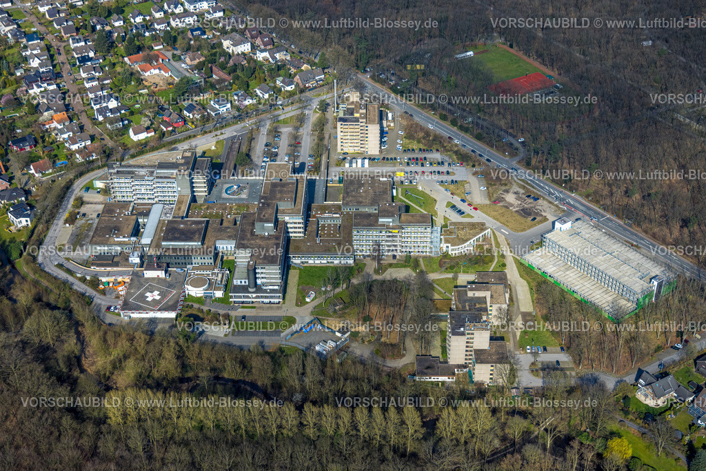 Duisburg240302987 | Luftbild, Sana Kliniken Duisburg Krankenhaus mit Hubschrauberlandeplatz,  Wanheimerort, Duisburg, Ruhrgebiet, Nordrhein-Westfalen, Deutschland, Duisburg-S