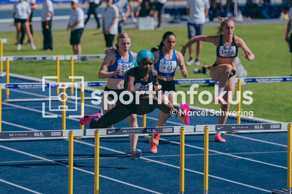 Deutsche Meisterschaften U20 / U16 2026 | Daryl Ndasi, Munich Athletics, 384, 110 Meter Hürden, Deutsche Meisterschaften der U20 &amp; U16 2026, Lohrheidestadion Bochum-Wattenscheid, 12.07.2026. Foto: Marcel Schwering / sportimfokusDeutsche Meisterschaften der U20 &amp; U16 2026, Lohrheidestadion Bochum-Wattenscheid, 12.07.2026. Foto: Marcel Schwering / sportimfokus - Realisiert mit Pictrs.com