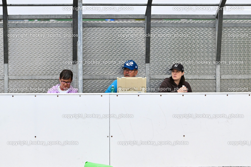 VAS Ballhockey Villach vs. ASKÖ Villach Ballhockey | Zeitnehmung Hauer Walter, Punkterichter Smekal Kerstin, VAS Ballhockey Villach vs. ASKÖ Villach Ballhockey, VAS Ballhockey Villach vs. ASKÖ Villach Ballhockey am 28.05.2025 in Villach (Alpen Arena ), Austria, (Photo by Bernd Stefan)