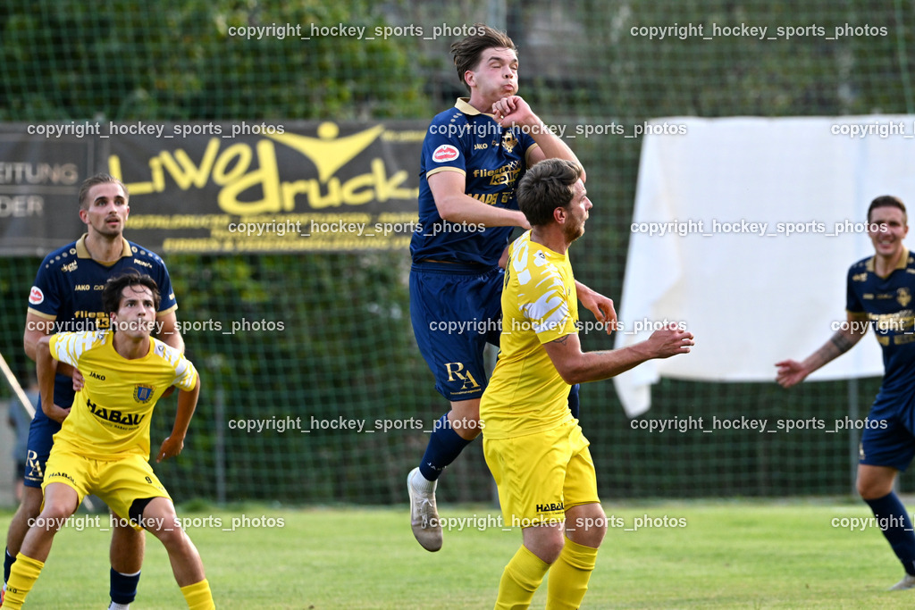 SV Malta vs. ATUS Velden | #10 Philip Aschbacher SV Malta, #18 Nicolas Modritz ATUS Velden, #9 Luca Christian Pertl SV Malta, #99Luca Pollanz ATUS Velden, SV Malta vs. ATUS Velden, SV Malta vs. ATUS Velden am 19.08.2025 in Malta (Sportplatz Malta), Austria, (Photo by Bernd Stefan)