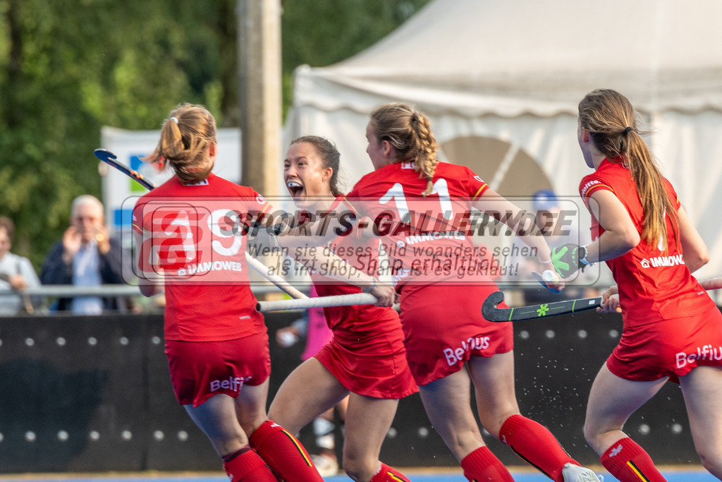 SFE_20230713_0059 | EuroHockey EM U18 Girls France vs Belgium am 13.07.2023 in Krefeld (Gerd-Wellen-Hockeyanlage), Photo: Stephan Fehrmann 2023 (Sports-Gallery)