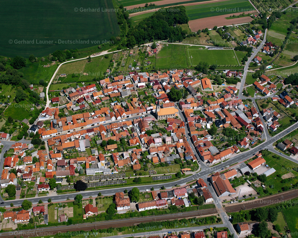 2634197 | BEUREN 09.06.2006 Stadtansicht des Innenstadtbereiches  in Beuren im Bundesland Thüringen, Deutschland // City view on down town  in Beuren in the state Thuringia, Germany Foto: Gerhard Launer