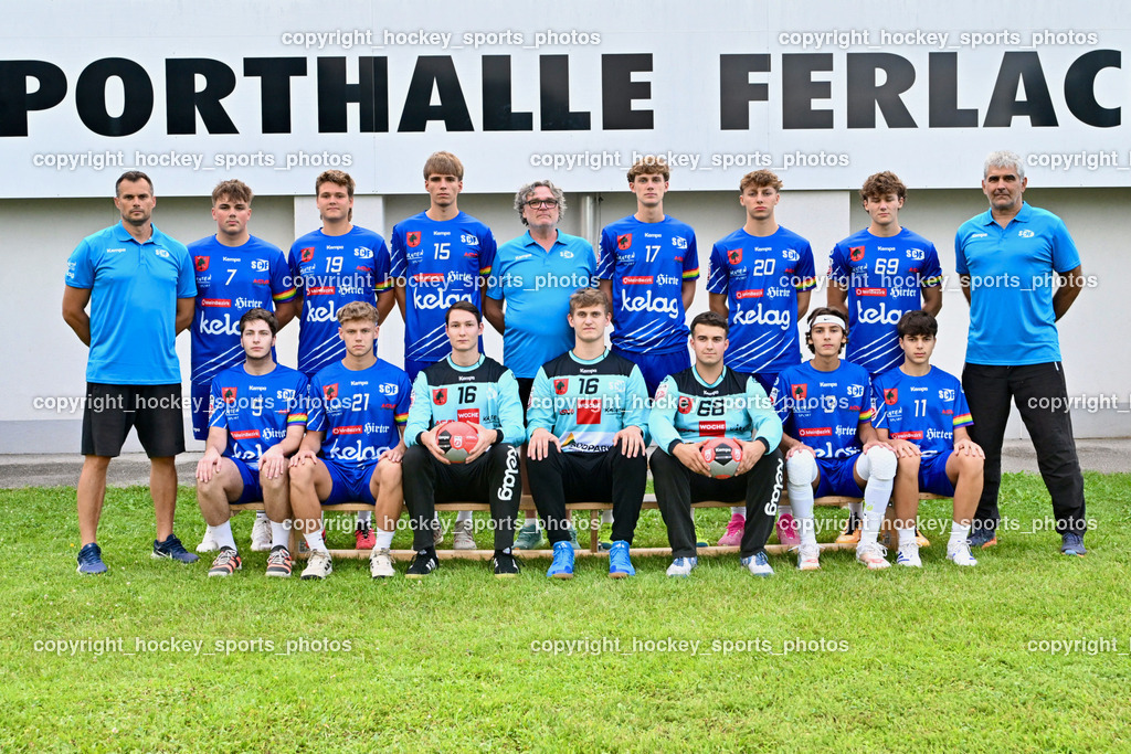 SC Ferlach Media Day | Mannschaftsfoto SC Ferlach Future Team , SC Ferlach Media Day, SC Ferlach Media Day am 19.08.2024 in Ferlach (Ballspielhalle Ferlach), Austria, (Photo by Bernd Stefan)