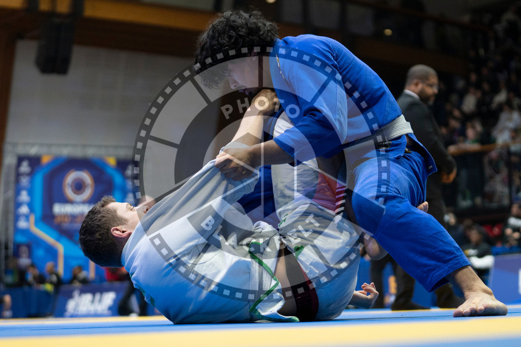 20240119PBB2010 | Fighters compete during the IBJJF European Championship in Paris, France, on January 19, 2024.