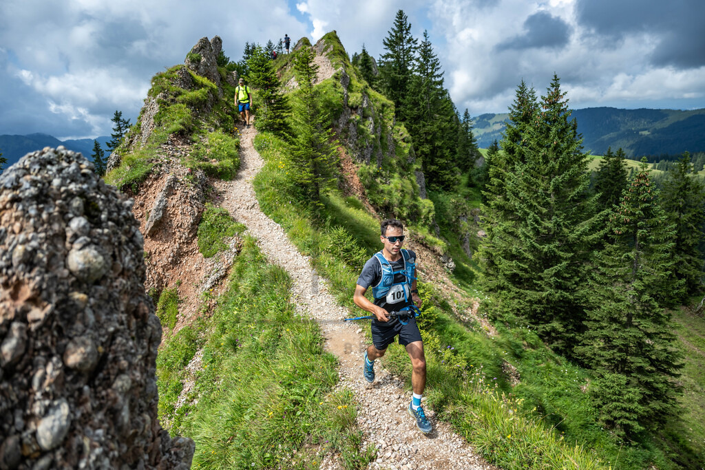 35. Gebirgsmarathon | 35. Gebirgsmarathon 2024 am 03.08.2024 in Immenstadt. Einer der anspruchsvollsten​und ältesten Bergläufe​Deutschlands im Naturpark Nagelfluhkette!(Foto: Dominik Berchtold/www.dberchtold.com)Instagram: @d_berchtold_foto 