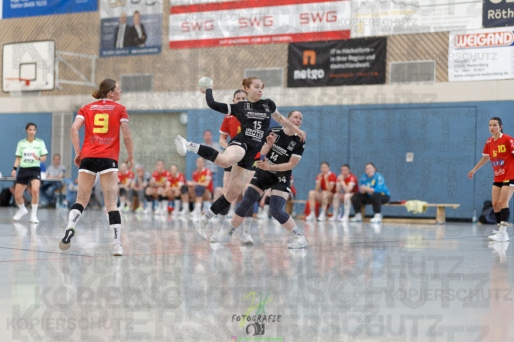 HSG Wettenberg - HSG Lumdatal | Wiederholungs-/Entscheidungsspiel um die Meisterschaft in der Frauen Oberliga Mitte und Aufstieg in die RegionalligaHSG Wettenberg - HSG Lumdatal am 11.05.2025 in Launsbach (Wettenberg) (Halle GS Launsbach (Wettenberg))Photo © 2025 - Jörg Heinrich - Realisiert mit Pictrs.com