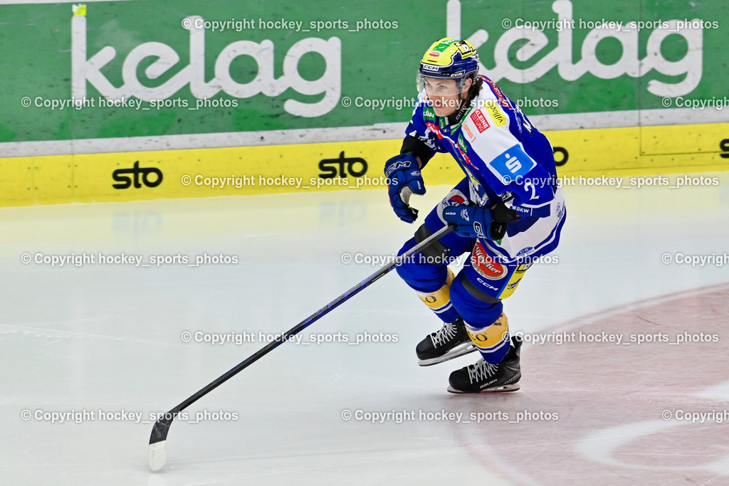 EC IDM Wärmepumpen VSV vs. Hydro Fehervar | #2 Dylan MacPherson EC VSV, EC IDM Wärmepumpen VSV vs. Hydro Fehervar, EC IDM WÄRMEPUMPEN VSV vs. Hydro Fehervar AV19 am 05.10.2025 in Villach (Stadthalle Villach), Austria, (Photo by Bernd Stefan)