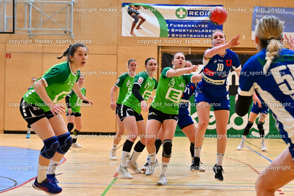 SC Ferlach Damen vs. HIB Graz 18.2.2023 | #7 MRAZOVIC Katarina, #17 STRASSER Carina, #13 SPALT Lisa, #10 Fister Petra
