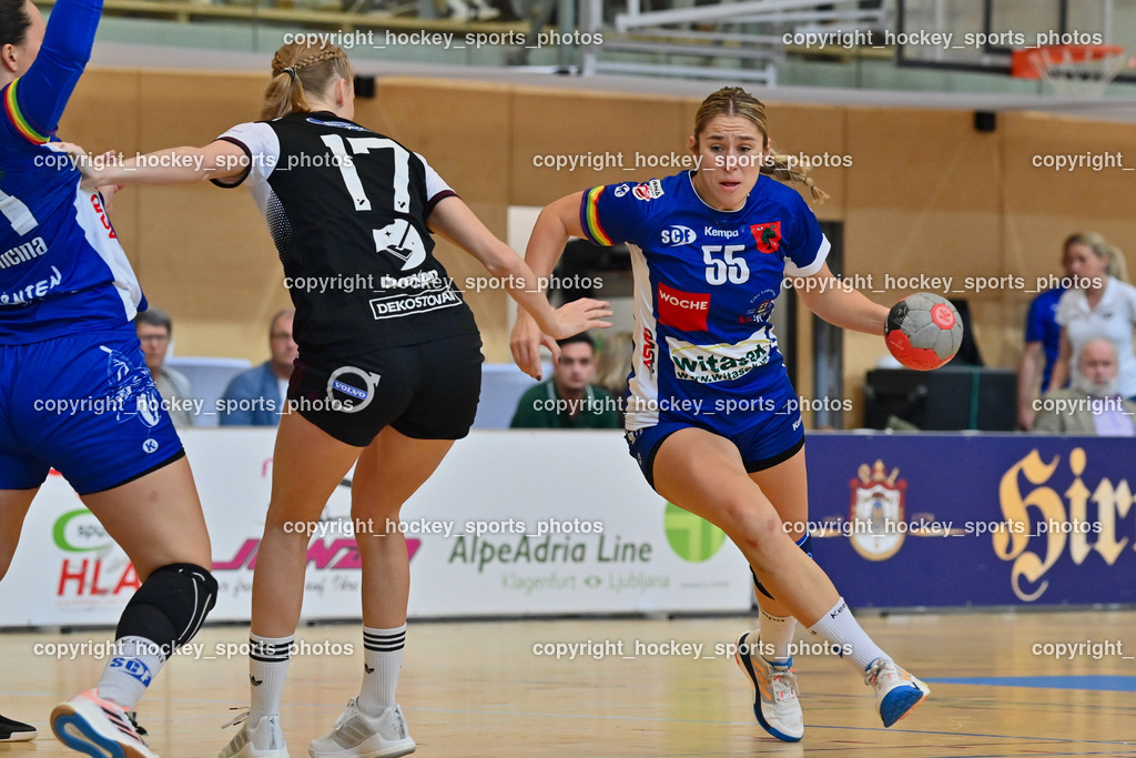 SC Ferlach Damen vs. H71 15.10.2022 | #55 Pavkovic Andrea, #17 Bentsdóttir Lív