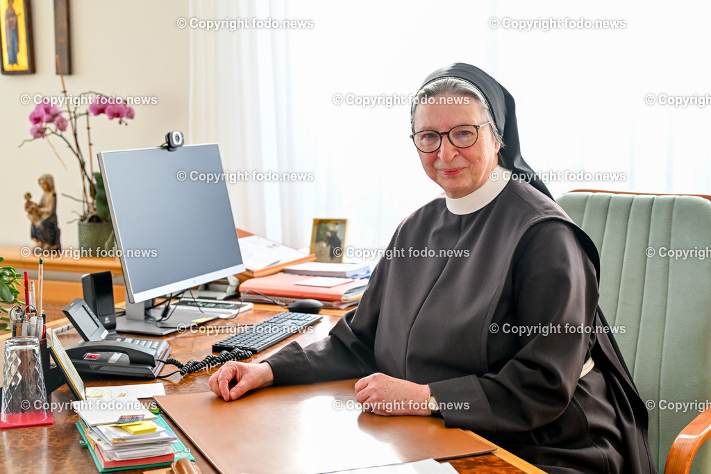 Schwester Barbara Lehner_ oberste Managerin des Ordensklinikum Elisabethinen Linz-Wien_ 04.03.2024-7 | 04.03.2024, Ordensklinikum Elisabethinen Linz, AUT, Schwester Barbara Lehner, im Bild Schwester Barbara Lehner (oberste Managerin des Ordensklinikum Elisabethinen Linz-Wien)
