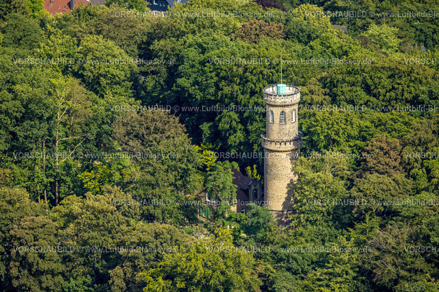 Witten230701416 | Luftbild, Helenenturm auf dem Helenenberg, Witten, Ruhrgebiet, Nordrhein-Westfalen, Deutschland