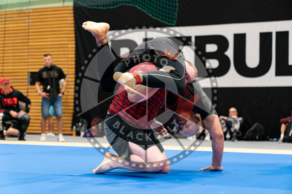 20230916PBB6500 | Fighters compete during the grappling tournement ADCC Trials (European, Middle East and African Championship) in Warsaw, Poland, on September 16, 2023.