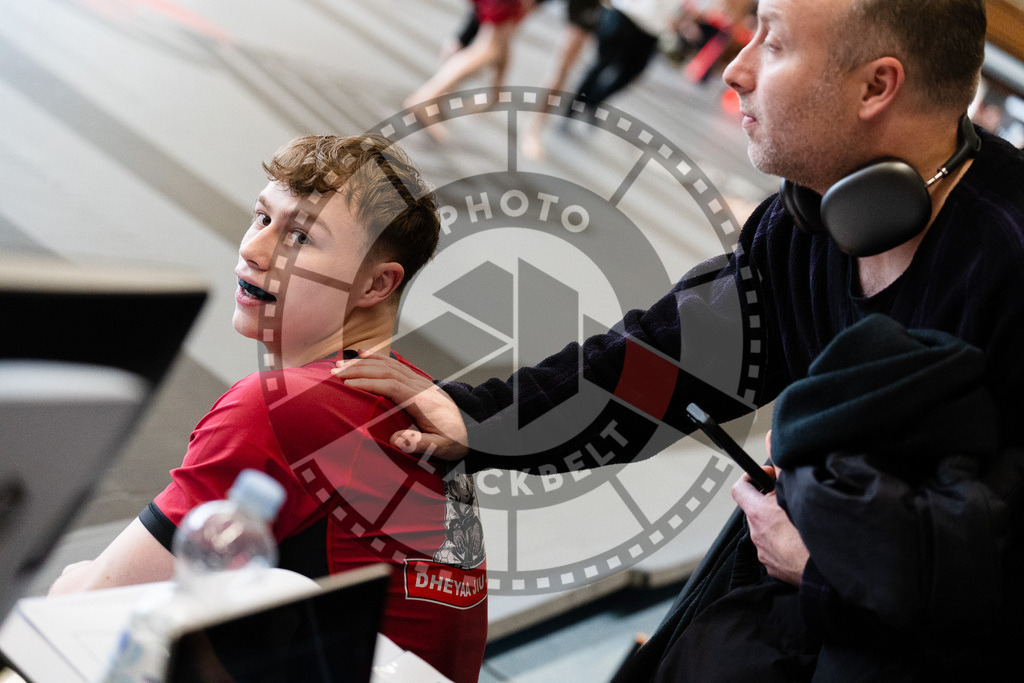 20251129PBB6153 | Fighters compete during the luta livre competition ILLCS XI winter edition on November 29, 2025 in Hannover, Germany.