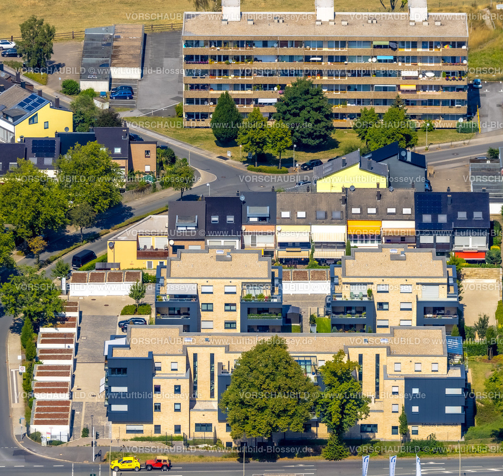 Witten220809180 | Luftbild, Neubau Wohnsiedlung Hörder Straße Ecke Himmelohstraße, Stockum, Witten, Ruhrgebiet, Nordrhein-Westfalen, Deutschland