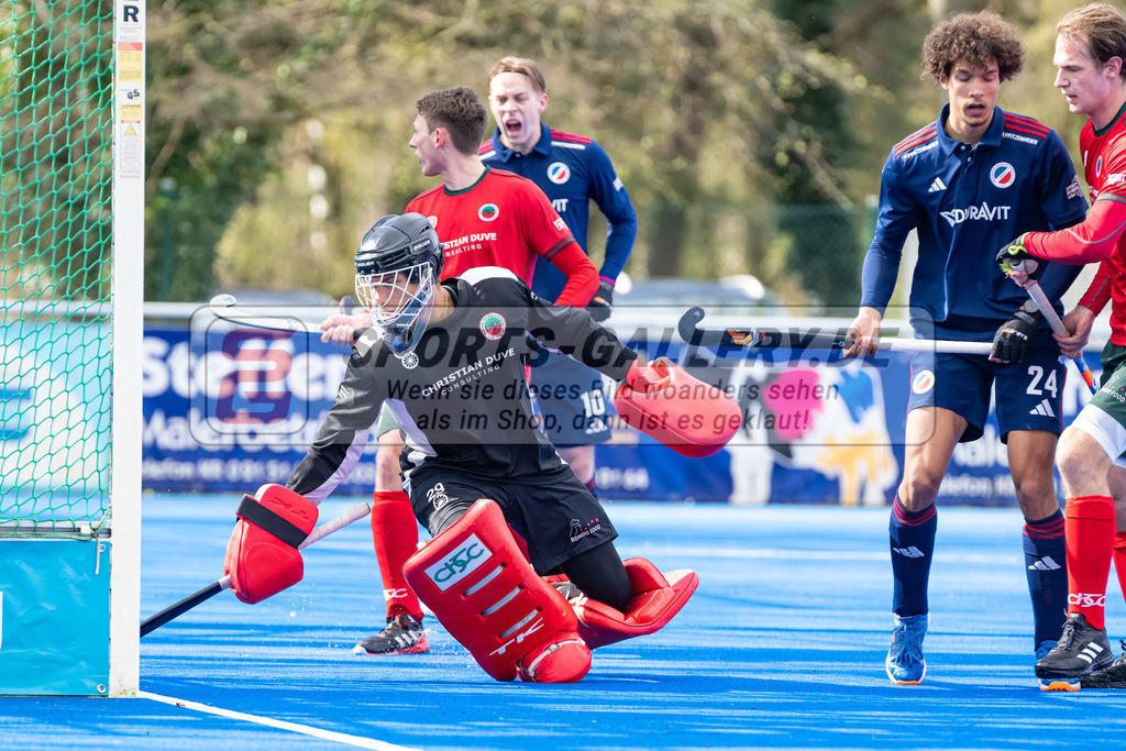 HK_20240323_109916 | 1. Bundesliga Hockey Herren Crefelder HTC - Mannheimer HC am 23.3.2024 Crefelder HTC  Hüttenallee, Krefeld , Joshua Onyekwue Nnaji Torwart ( Crefelder HTC #29 )