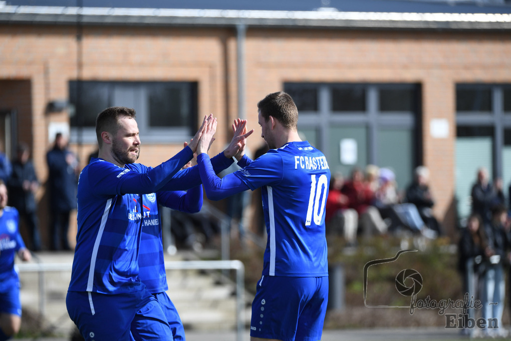 FC Rastede-WSC Frisia | Herren Kreisliga; FC Rastede (blau)-WSC Frisia WHV (rot) am 26.03.2023; in Rastede (Stadion Kötterweg), Photo: Philip Eiben 2023 - Realisiert mit Pictrs.com