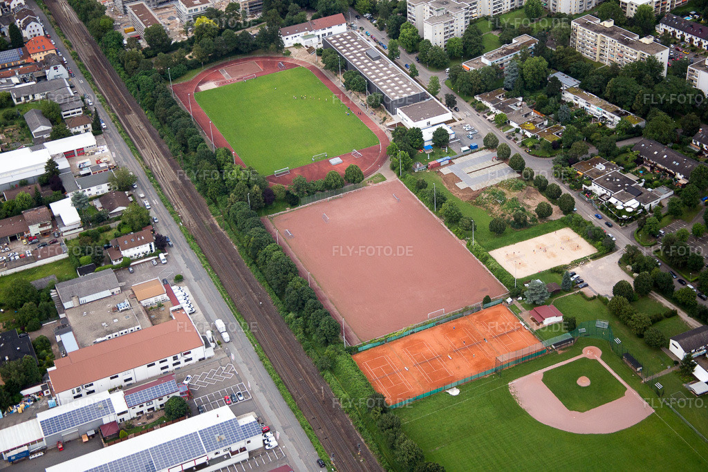 Luftbild: TSC Heidelberg-Rohrbach im Ortsteil Rohrbach in Heidelberg im Bundesland Baden-Württemberg in Deutschland. Foto: IMG_090879.jpg vom 04.07.2016 durch Werner Riehm/FLY-FOTO.de