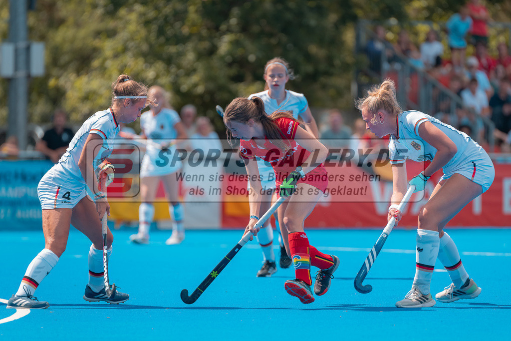 HK_20230712_101536 | Euro Hockey WU18 Belgium vs Germany Championship Girls &amp; Boys am 12.7.2023 CHTC , Krefeld ,